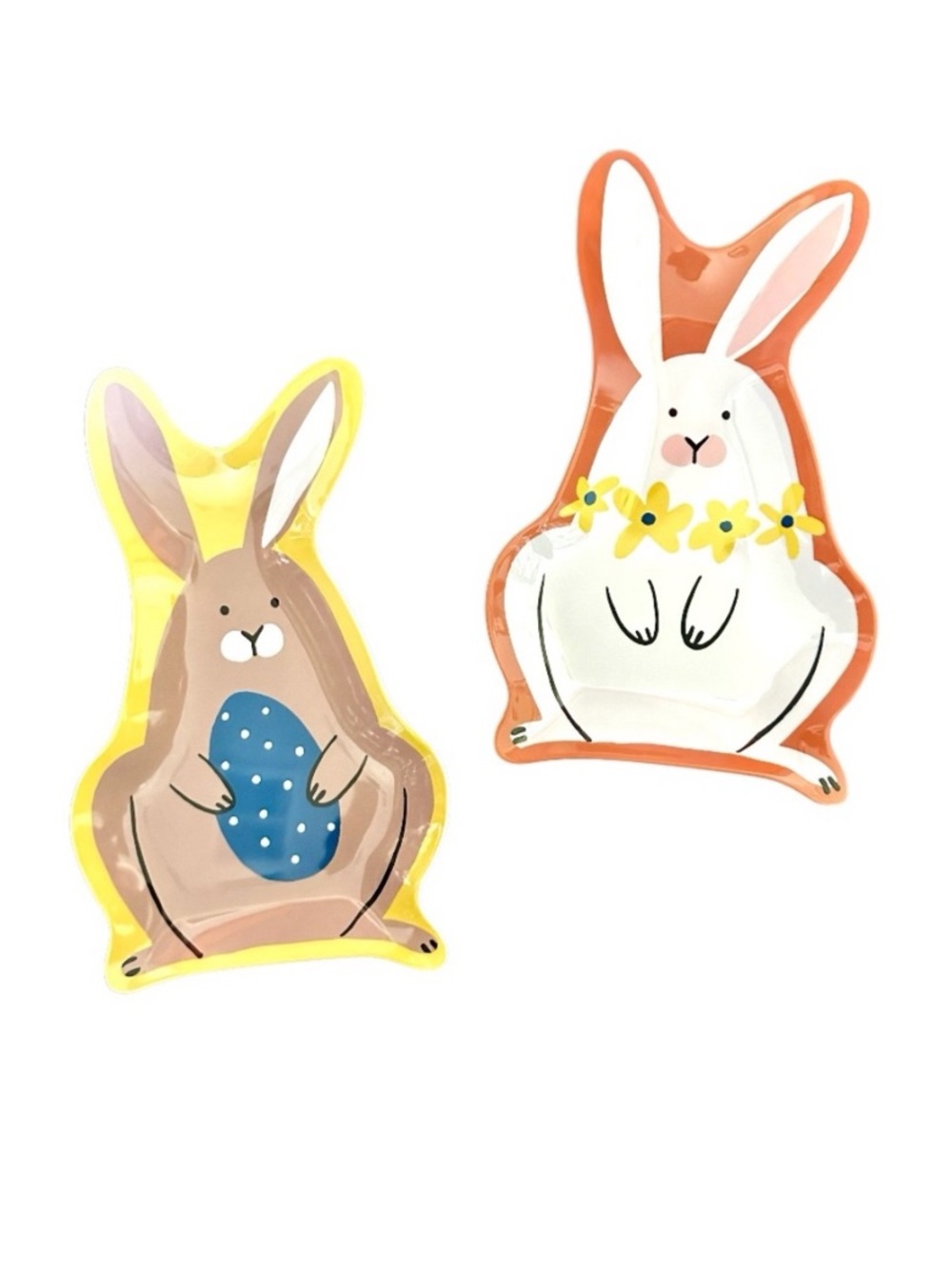 Target Room Essentials Melamine Bunny Appetizer Kids Plates Spring Easter